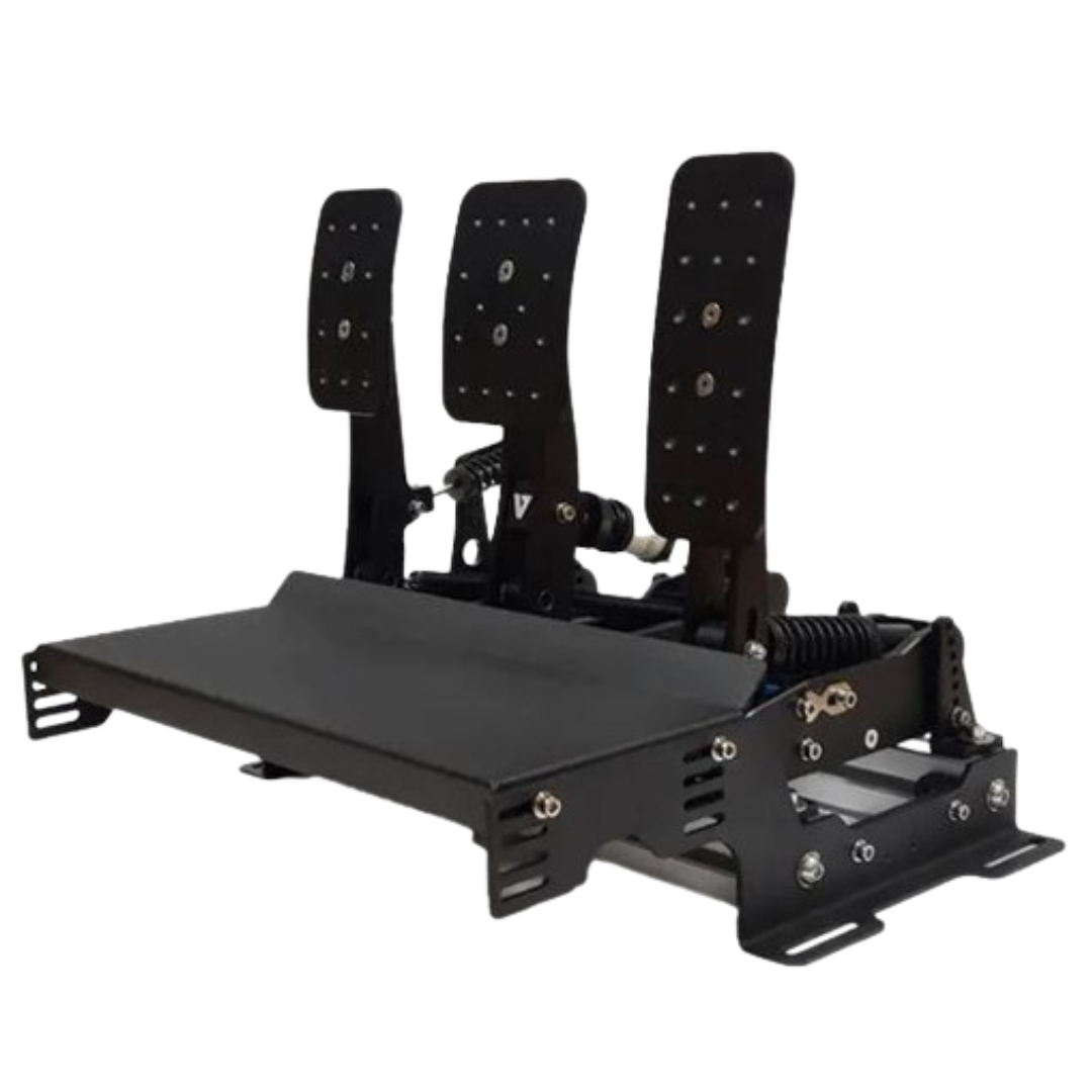 VNM SIMULATION PEDALS WTH HEEL PLATE (3 PEDAL SET)