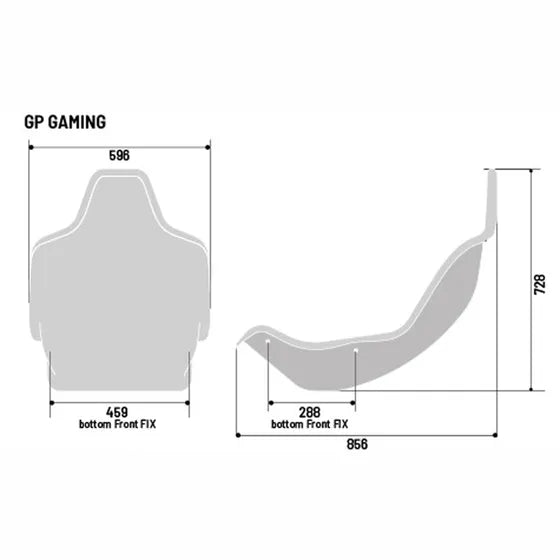 Sparco GP Sim Racing Seat + Mounting Brackets โ Virtualracinghub.com